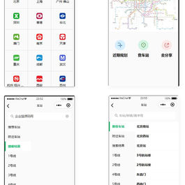 地铁路线图云开发小程序源码和配置教程