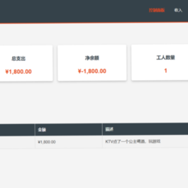 工程行业专属员工记账系统