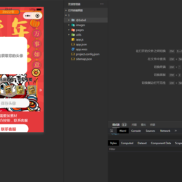 最近网上比较火的虎年西游记金钱豹头像制作小程序源码