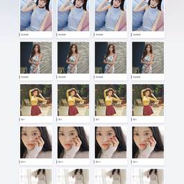 (自适应手机端)图集图片相册网站源码 个人写真画册pbootcms网站模板