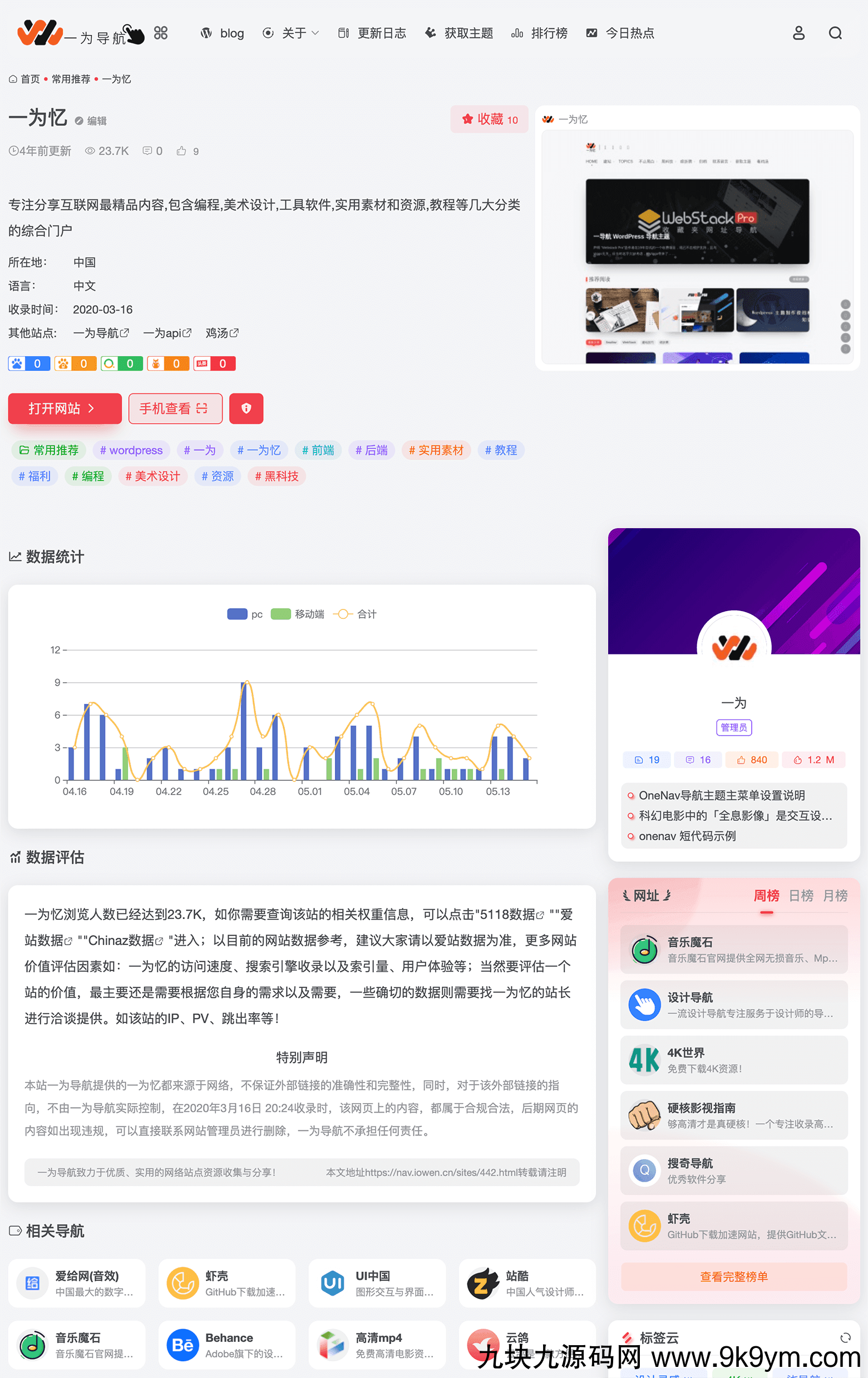 onenav导航源码一为主题wordpres主题工具箱主题模板网站源码搭建