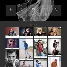 (自适应手机端)响应式娱乐主播直播培训类网站源码 文化传媒公司网站pbootcms模板