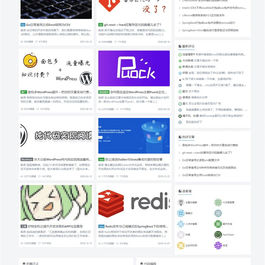 WordPress高颜值自适应博客主题Puock