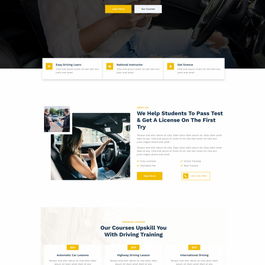 DM建站系统驾校培训机构HTML5网站模板 v1.6
