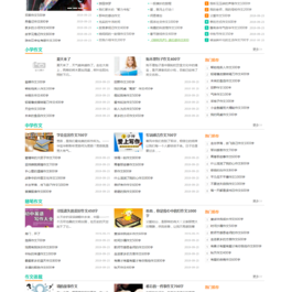 易优CMS精美简洁作文范文网站模板源码