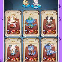 萌猫合并卡牌 RPG抽卡游戏 Unity3D休闲益智游戏源码完整项目