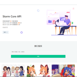 强大的api管理系统 Storm Core API_V1.1免授权版