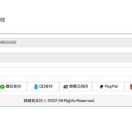 彩虹易支付插件-支持微信 支付宝 QQ 京东 银联云闪付 PayPal支付
