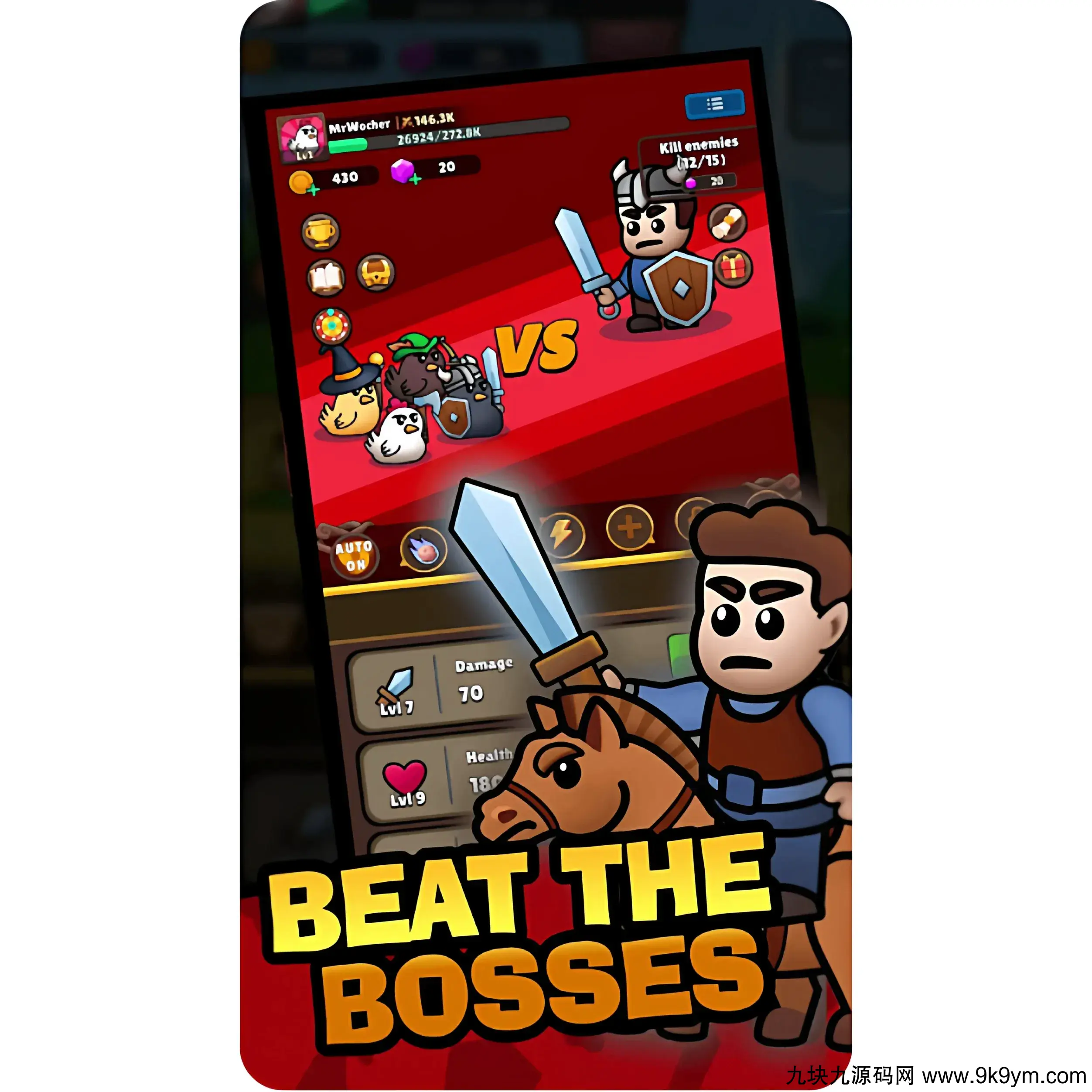 Unity 萌鸡传说 Legend Of Chicken RPG策略 精品游戏源码 益智类