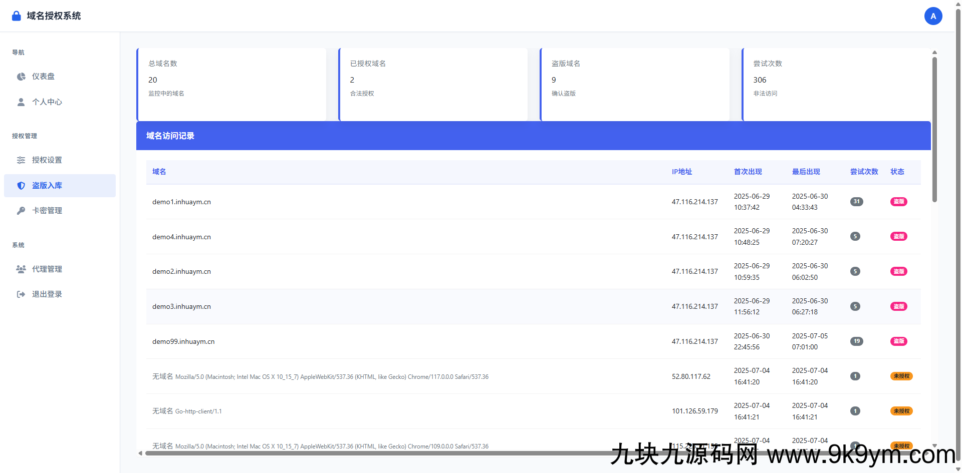 PHP域名授权验证系统1.2开源版