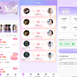 最新陪玩陪聊系统网站源码 娱乐交友系统公众号版