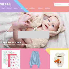 童装英文外贸网站系统 v3.7