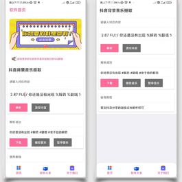 抖音短视频背景音乐解析下载