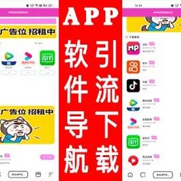 APP软件应用导航网站源码（内置后台）
