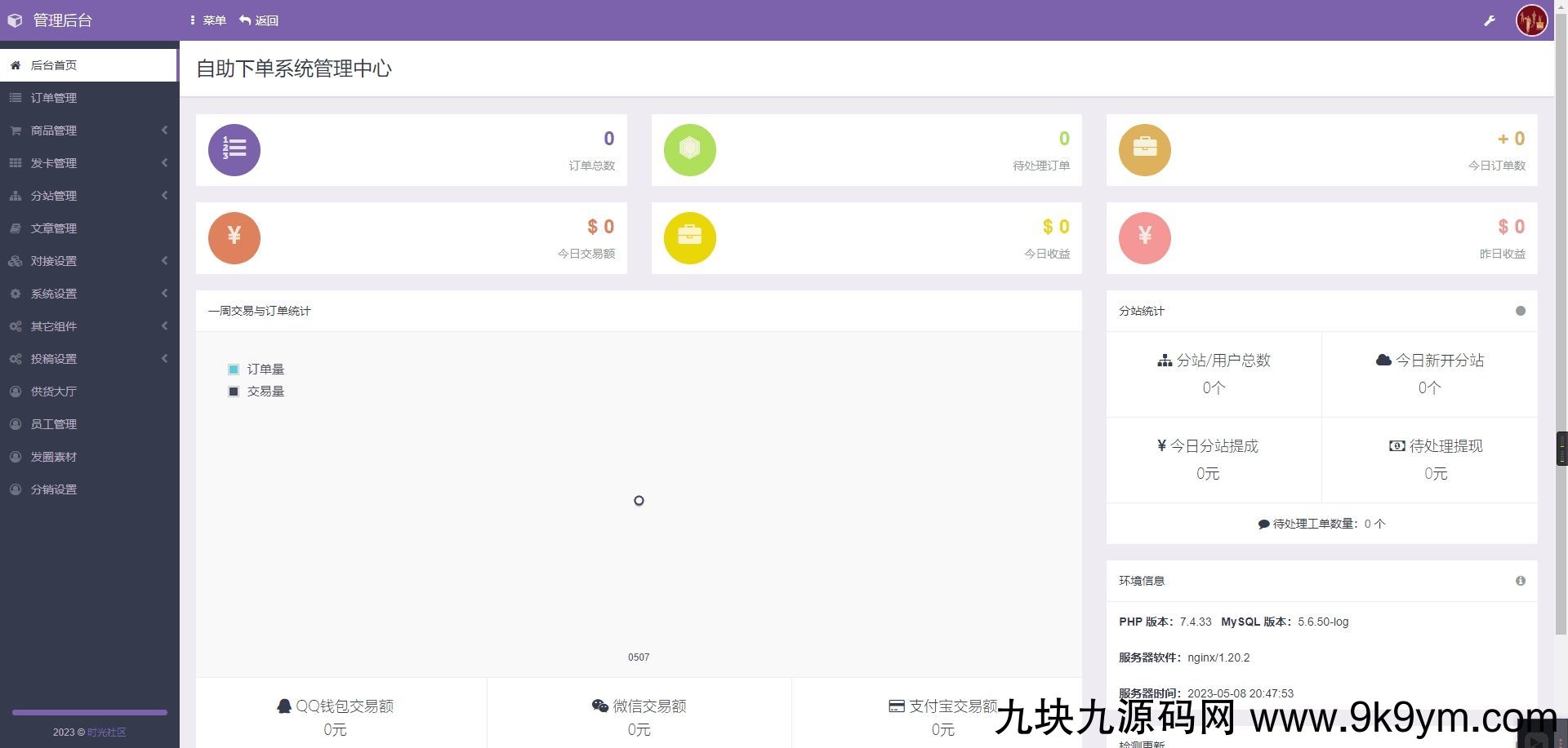 (亲测带演示)全开源彩虹晴天多功能系统源码/知识付费/发卡网站/虚拟商城系统/完美可用 支持易支付
