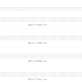 HTML网站稳定性状态监控平台源码