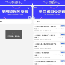 引流源码短剧搜索前端源码+内附搜索API