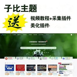 网创教程自动采集wordpress插件子比主题