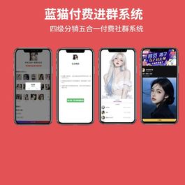 蓝猫进群系统公益版 五合一系统