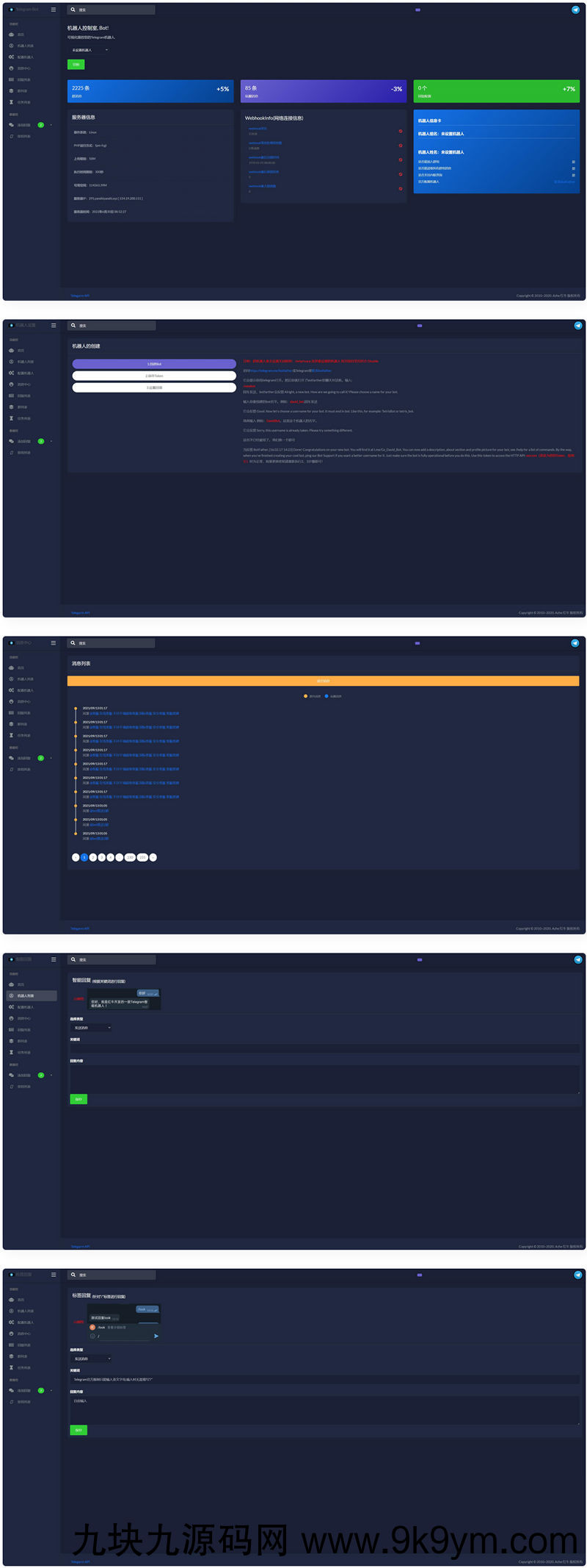 Telegram电报机器人系统/关键词回复/Telegram消息自动回复_全开源