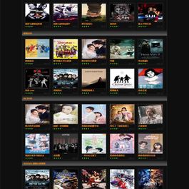 苹果CMS模板/caboth黑色风格影视网站主题模板