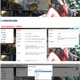 界面很可爱的二级域名分发平台源码带视频教程
